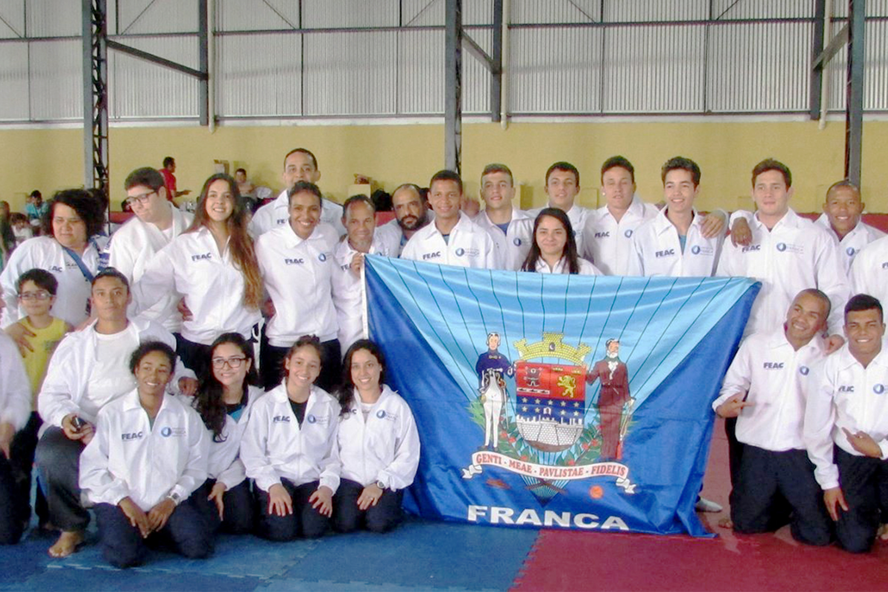 Os destaques do time francano são Gabriela Martins (+78kg), Rodrigo Riatto (-42kg) e Jonatan Justino (-50kg) que ficaram com a medalha de ouro na Copa Guaíra (Foto: Martinez Comunicação)